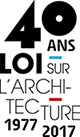 40 ans de la loi sur l'architecture